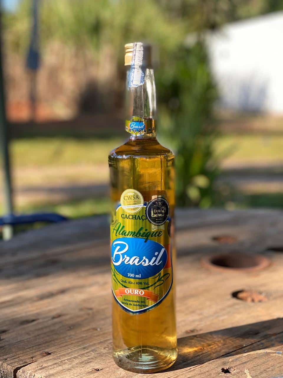 Cachaça Alambiques Basil Ouro Amburana